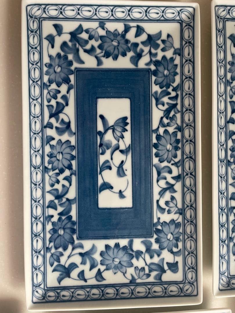 美濃焼 ひろ窯 藤井敬之作 花柄六寸皿 5枚セット 美濃焼 ひろ窯 藤井敬之作 花柄六寸皿 5枚セット